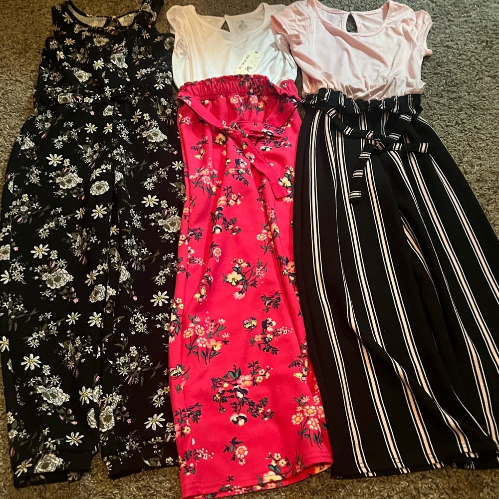 Girls size 7/8 Rompers